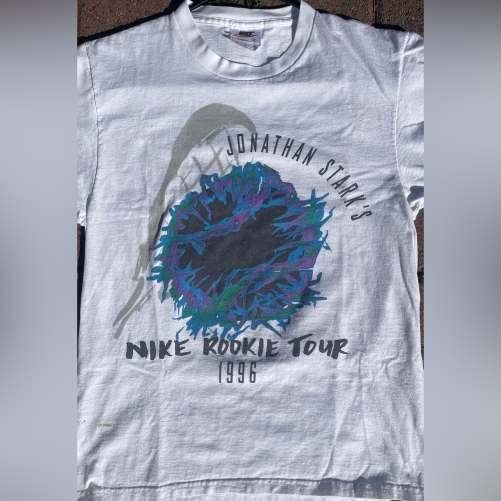 Vintage 1996 Jonathan Starks rookie tour Nike tee